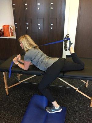 We are always finding ways you can treat yourself with specific self mobilization's and exercises for designed for you.