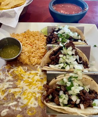 Steak tacos