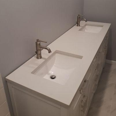 new sink installation