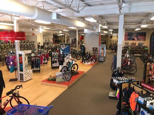 Huge selection of women's bikes and accessories.