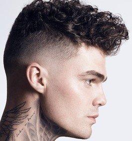 MENS FADE WITH PERM