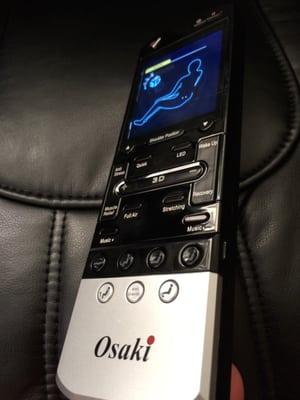 Osaki Massage Chair Plus - remote control