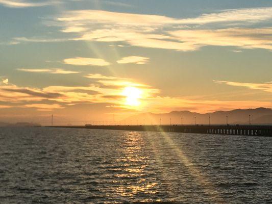 Sunset at Berkeley Marina