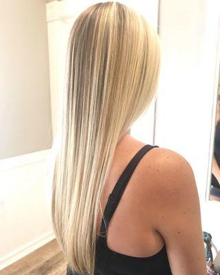 Blonde hairpainting