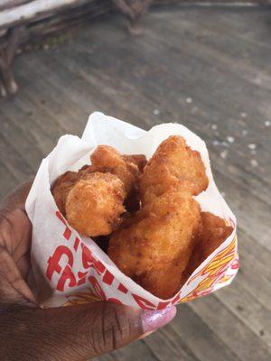 Fried cauliflower. Soooo good!