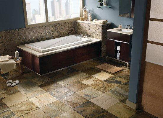 Bathroom flooring