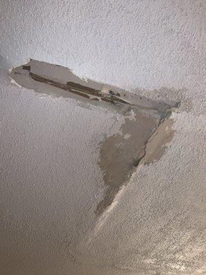 Leaking ceiling