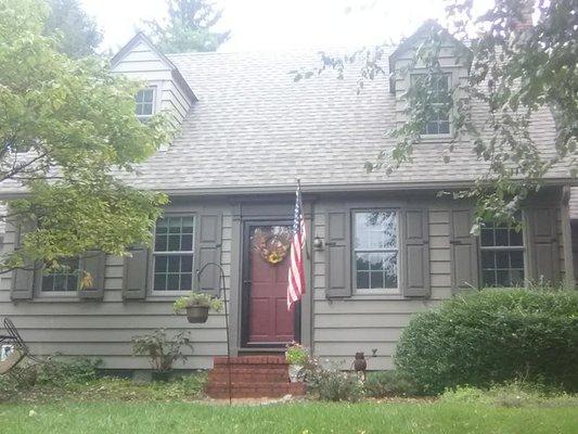 Roof Replacement brightens up this home.