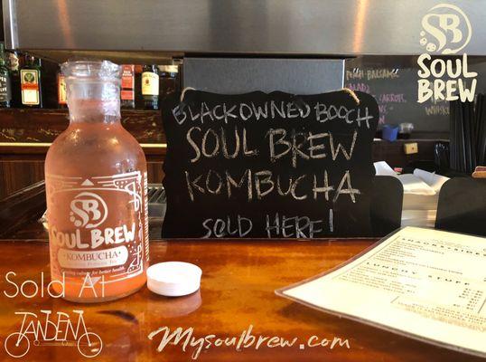 Milwaukee's first black and woman owned kombucha tea brewery.