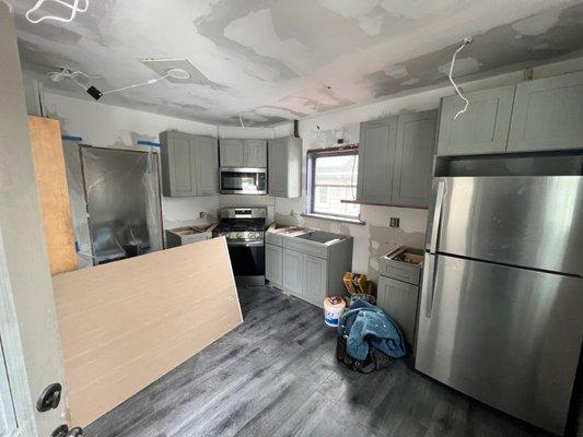 Kitchen almost finished