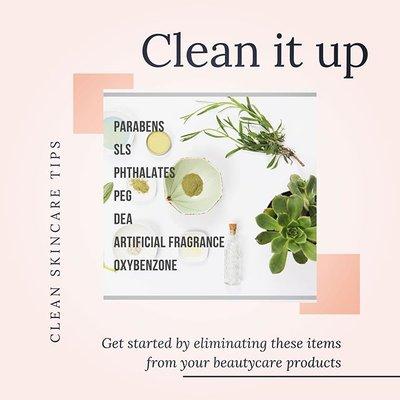 Steps towards a healthier lifestyle include cleaning up your beauty routine.