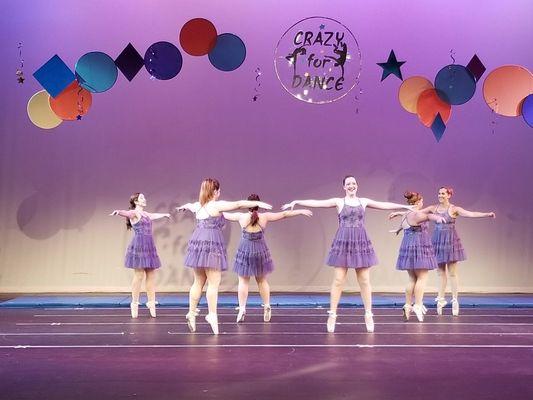 Pointe Dance at Recital 2018