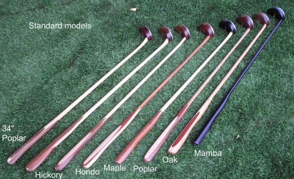 Standard putters and hardwood options