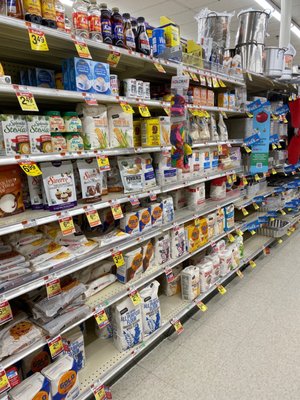 Portion of the baking aisle #4 Believe me, this is JUST a QUICK stop here