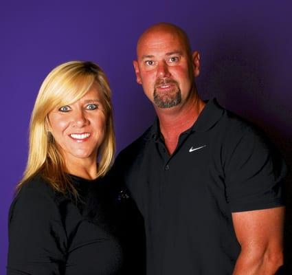 Beth Bryant, manager and husband Robbie, trainer