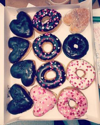 Vday donuts for my work fam!