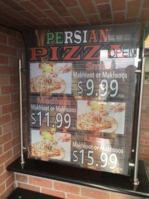 Persian pizza