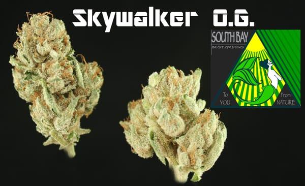 Skywalker O.G., indica dominant hybrid @ $55 donations per 1/8