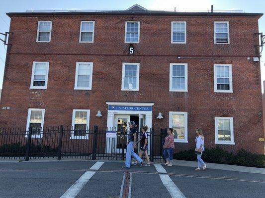 The Visitor's Center @ The Charlestown Navy Yard in Charlestown MA.