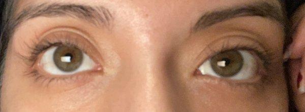 Lash lift and tint