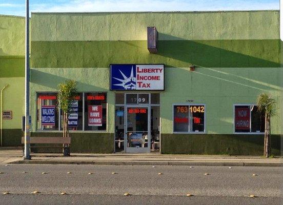 Liberty Tax Service located right across from Kmart.