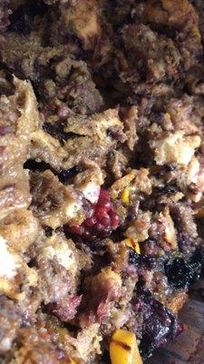 Blueberry Mango French-toast Casserole