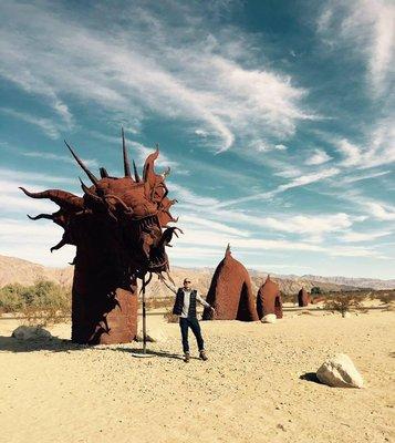 Borrego Springs renown desert sculptures