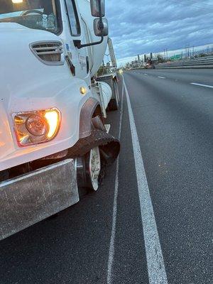 Truck tires service