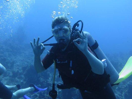 Shark dive in West Caicos 2017