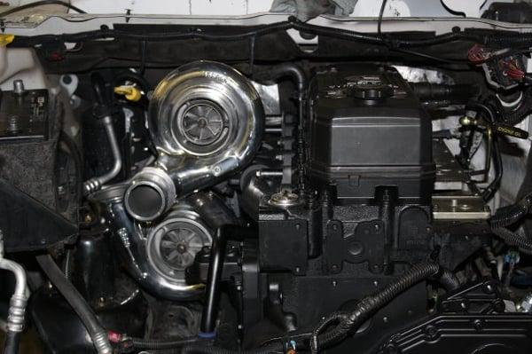 We do diesel repairs, anything from simple repairs to adding twin or triple turbos!