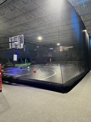 The basketball court