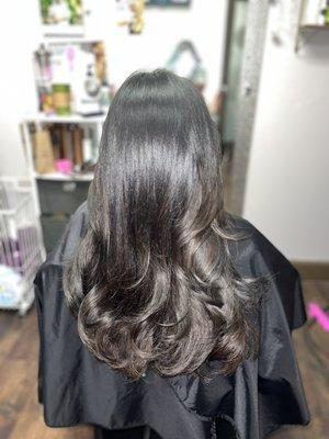 Gloss, Haircut and Blowdry