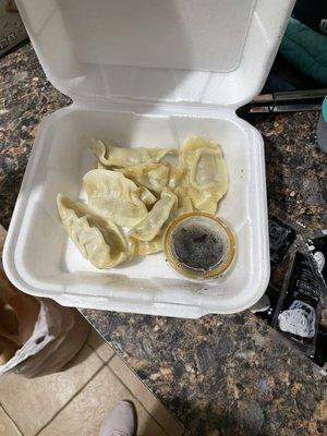 Pork dumplings steamed