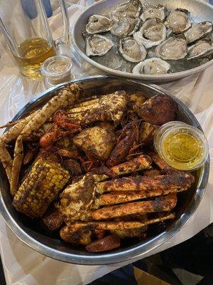 Combo #2 & Dozen Half-Shell Oysters