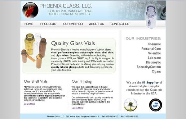 Web Design Client - www.pxglass.com