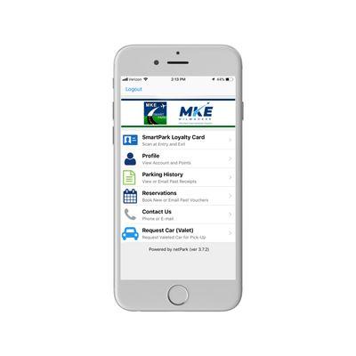 Download the MKE SmartPark app to reserve parking and earn loyalty points. Loyalty Points can be redeemed for free parking!