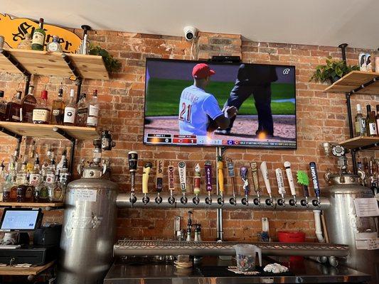 Opening day for the Reds. $1 wings and $1 Green Beers