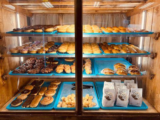 Our donuts, kolaches, & croissants. Made fresh in-house daily!