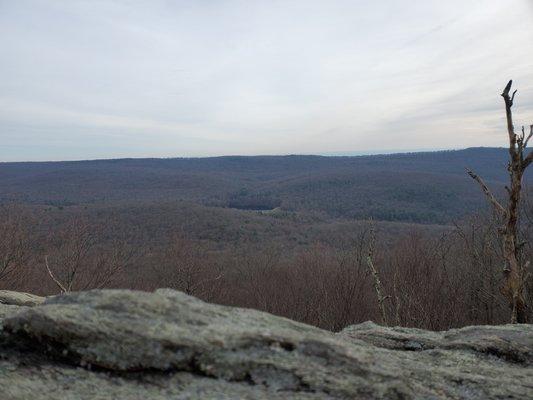 View from Chimney Rocks peak