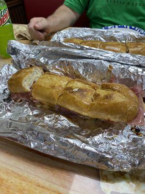 Ham and Cheese Stromboli