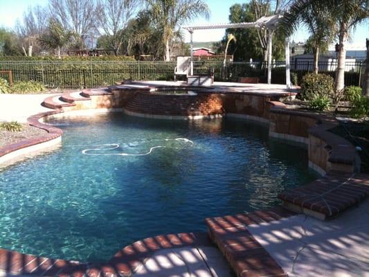 One of my favorite clients pools 5+ years taking care of there back yard oasis