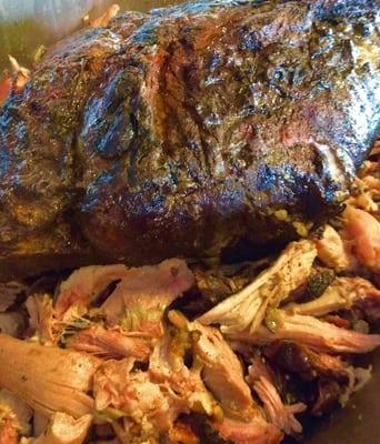 #piggy Deep smoked pulled pork, delicious!