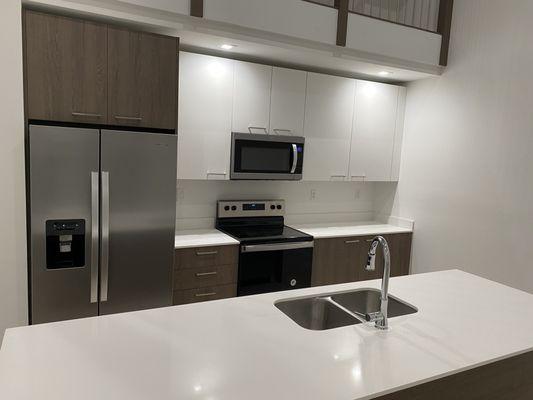 Kitchen in the loft.