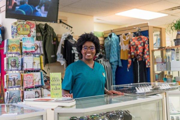 Did we mention we also sell clothes, jewelry & other great accessories? Our friendly staff is waiting to assist you