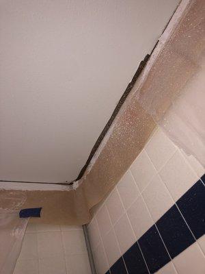 Drywall in bathroom