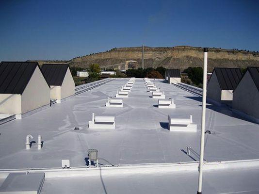 Flat roof after Mast Roofing restoration