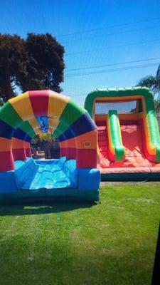 Waterslides are Available in summer Time Different Styles to choose from.