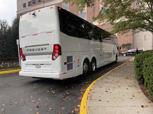 2023 Motorcoach 55 passengers plus luggage.