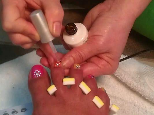 Summer ready pedicure