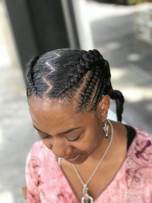 Feed-in braids